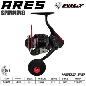 Wily Ares 4000 5+1BB Spin Makinesi