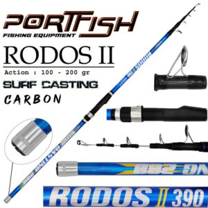 Portfish Rodos 2 390cm 100-200gr Surf Kamış
