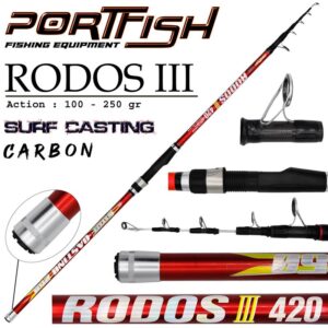 Portfish Rodos 3 420cm 100-250gr Surf Kamış