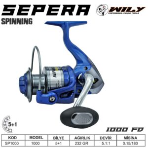 Wily Sepera 1000FD 5+1BB LRF Makinesi