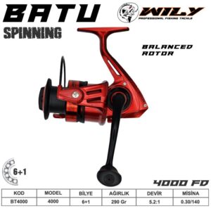 Portfish Batu 4000 6+1BB Spin Makinesi