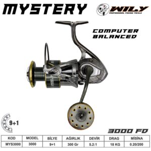 Wily Mystery 3000 Spin Makinası 9+1BB