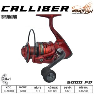 Portfish Calliber 5000 Surf Makinesi 2+1BB