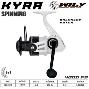 Portfish Kyra 4000 Olta Makinası 6+1BB