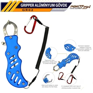 Portfish Gripper Alüminyum/Karabinalı